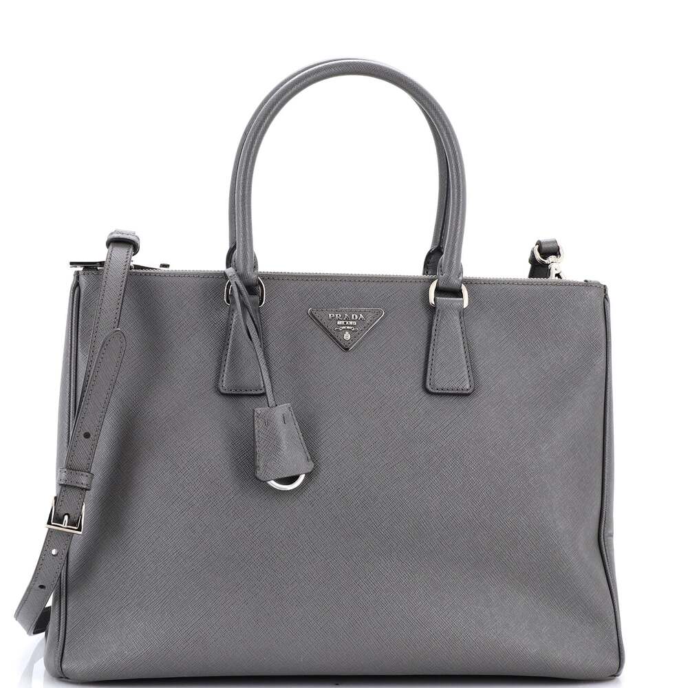 Prada Galleria Double Zip Tote Saffiano #253902P18B - Picture 1 of 8